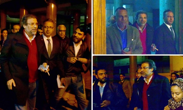 ننشر صور إخلاء سبيل النائب خالد يوسف بعد  ضبطه بـ100 قرص من عقار "زانكس"