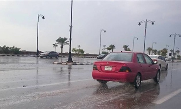 هطول أمطار خفيفة على عدد من قرى كفر الشيخ