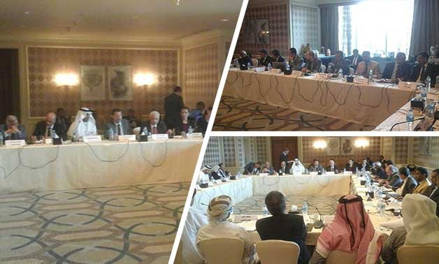بالصور.. بدء اجتماع رؤساء البرلمان العربى لمناقشة الوثيقة التمهيدية للأزمات العربية