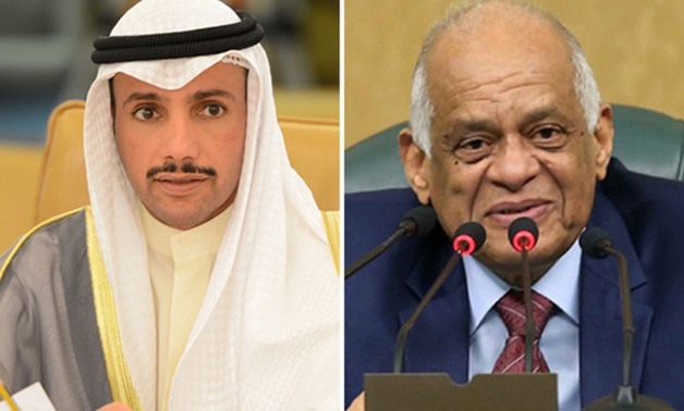 "عبد العال" يستقبل رئيس مجلس الأمة الكويتى ووفد برلمانى بمقر البرلمان