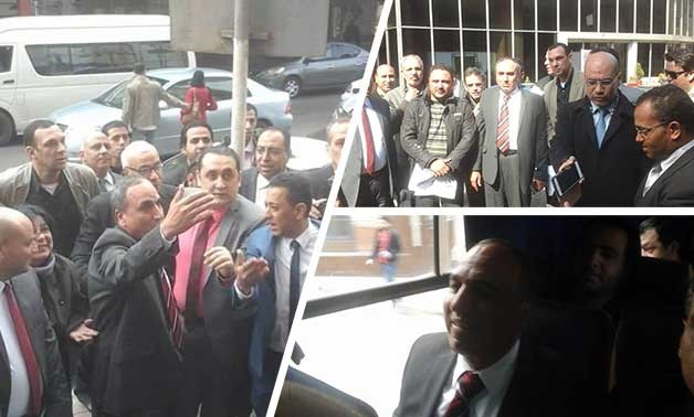 عبد المحسن سلامة يتقدم بأوراق ترشحه رسميا نقيبا للصحفيين وسط هتافات "النقيب أهو"