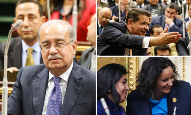 25 صورة من جلسة مجلس النواب للتصويت على التعديل الوزارى