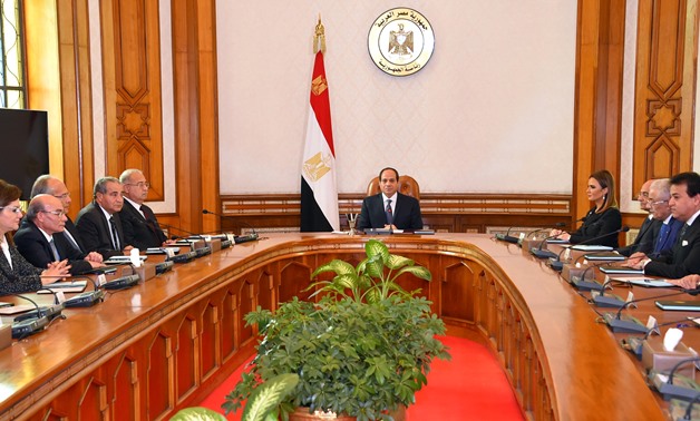 بالصور.. الرئيس السيسى يوجه الوزراء والمحافظين الجدد بخدمة المواطنين ومكافحة الفساد