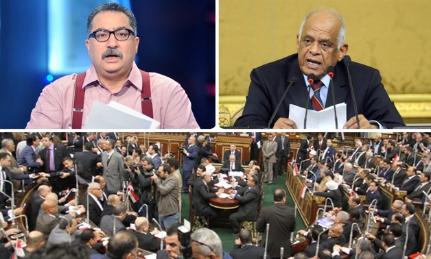 البرلمان يقاضى إبراهيم عيسى بتهمة إهانة المجلس