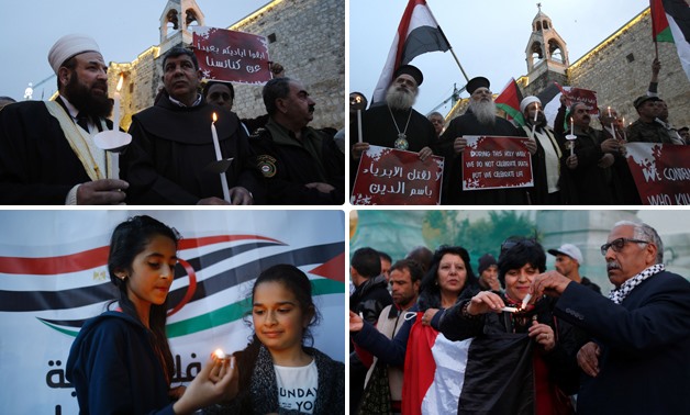 الدنيا فى صف "أم الدنيا".. مسيرات فى تونس وفلسطين للتضامن مع مصر ضد الإرهاب (صور)