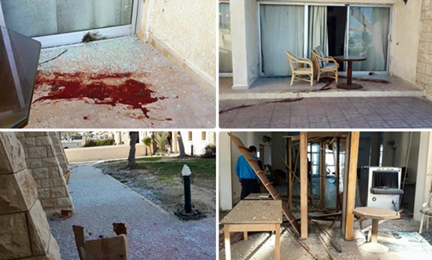 "برلمانى" ينشر صورًا جديدة من موقع الحادث الإرهابى فى "فندق القضاة" بالعريش 