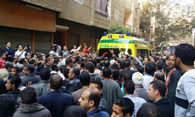 الآلاف فى سوهاج يشيعون جثمان المستشار عمر محمد حماد شهيد تفجيرات العريش الإرهابية