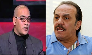 الكاتب الصحفى نصر القفاص وعبد الناصر قنديل عضو الأمانة المركزية