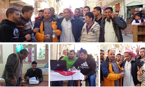 حضور كبير من الناخبين فى منطقة "أبو صقل" بالعريش