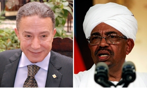 الرئيس السودانى عمر البشير وأكمل قرطام رئيس حزب المحافظين