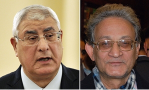 الكاتب الصحفى عبد الله السناوى والرئيس السابق عدلى منصور
