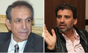 الدكتور حسام عيسى أستاذ القانون و خالد يوسف