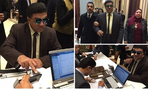 وصول النائب خالد حنفى إلى مجلس النواب لتسجيل بياناته واستخراج الكارنيه