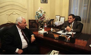اجتماع السيد البدوى رئيس حزب الوفد والدكتور أسامة العبد عضو مجلس النواب