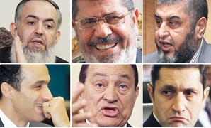 رموز نظام مبارك ونظام مرسى المدرجين فى كشوف الانتخابات