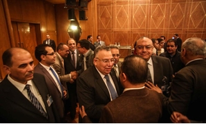  السيد الشريف عقب فوزه بانتخابات ائتلاف "دعم مصر" على مقعد الوكيل