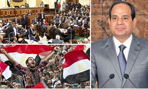 السيسى يهنئ المصريين بثورة يناير