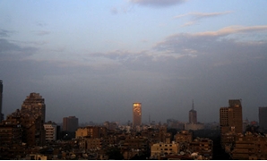  انتشار الغيوم فى سماء القاهرة 