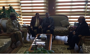 زيارة محمود عثمان وسامى هاشم لمديرية أمن الإسماعلية