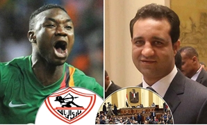 أحمد مرتضى منصور وشعار نادى الزمالك وإيمانويل مايوكا وقبة البرلمان 