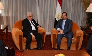 الرئيس السيسى والرئيس الفلسطيني محمود عباس