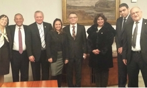 عدد من نواب البرلمان فى لقاء مع وزير الخارجية التشيكى