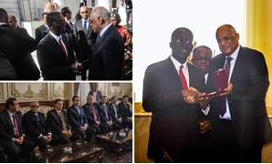 رئيس وزراء الكونغو يلتقى الدكتور على عبد العال بمقر مجلس النواب