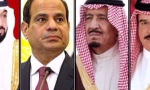 قادة مصر والسعودية والإمارات والبحرين