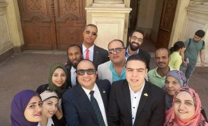 جانب من جولة برلمان شباب القاهرة 