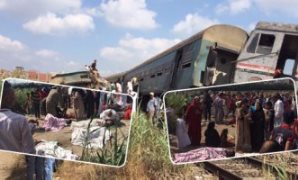حادث قطارين بالإسكندرية