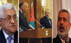 اجتماع وزراء خارجية مصر والأردن وفلسطين
