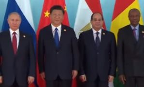 الرئيس السيسى مع رؤساء دول البريكس