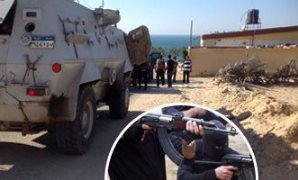 قوات إنفاذ القانون تلاحق العناصر الإرهابية فى شمال سيناء