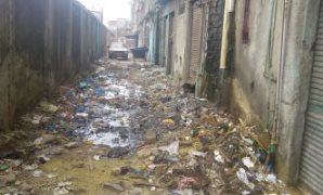 المجارى والقمامة تهدد سكان كوم الملح بالإسكندرية