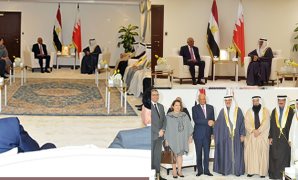 استقبال حافل للوفد البرلمانى المصرى بالبحرين