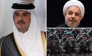 أمير قطر ورئيس إيران
