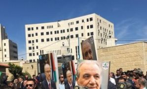 استقبال رئيس وزراء فلسطين فى رام الله
