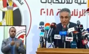 المستشار محمود الشريف، المتحدث باسم الهيئة الوطنية للانتخابات