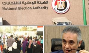 المستشار محمود الشريف المتحدث باسم الهيئة الوطنية للانتخابات