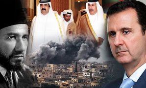 الأسد يتحدى الغارات ويفضح "صبيان قطر"
