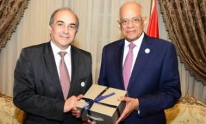 الدكتور علي عبد العال رئيس مجلس النواب ورئيس برلمان قبرص