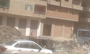 انتشار القمامة بشارع أحمد عرابي فى شبرا الخيمة