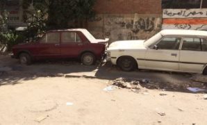 سيارات مهجورة بمدينة نصر