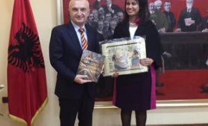 الرئيس الألبانى يستقبل النائبة ماريان عازر