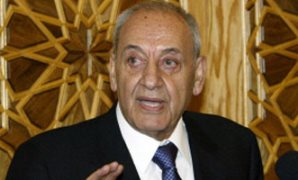 نبيه بري رئيس البرلمان اللبنانى 