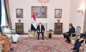 الرئيس السيسى يستقبل الأمين العام الجديد لمنظمة التعاون الإسلامي