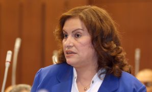النائبة الدكتورة عايدة نصيف أمين سر لجنة الشئون الخارجية بمجلس الشيوخ 