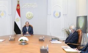 الرئيس عبد الفتاح السيسى خلال لقاء وزير التربية والتعليم 