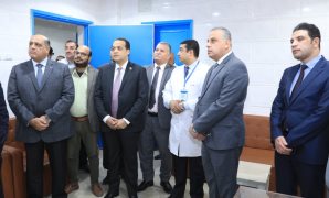 أبو الوفا يشهد افتتاح وحدة المناظير الجراحية 