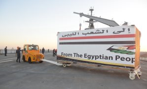 المساعدات المصرية إلى ليبيا